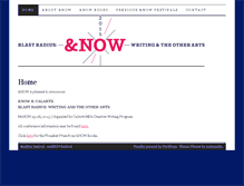 Tablet Screenshot of andnowfestival.com